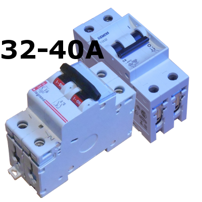 Installatieautomaat 32A en 40A
