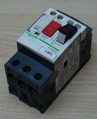 Schneider Electric GV2ME04 motorbeveiligingsschakelaar 3P, 0,40-0,63A