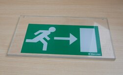 Ab Lien 42631505 Alulux Piktogramm Fluchtweg rechts