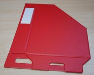 Esselte 56003 Tijdschriftcassette Vivida opvouwbaar rood