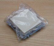 Schneider Electric MTN391644 Merten systeem M afdekking blindplaat cr&egrave;mewit