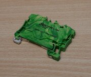 Wago 2204-1207 2-draads aardklem met drukknop 4 MM&sup2; groen-geel (50 stuks)