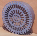 Edelstahlgitter f&uuml;r einen Grubendurchmesser von 135 mm