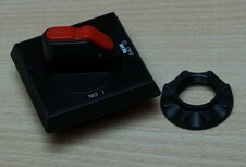 Abb 1SCA105215R1001 Bedieningsknop zwart ip65 vergrendelbaar