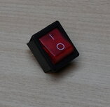 ARCOLECTRIC C1353ATNAN knop rood 16A 250V