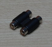 Clinch-koppestuk-female-female-zwart