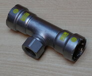 Viega 739751 Megapress Gas t-stuk verlopend