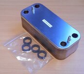 Ferroli 3291102 exchanger water, Agpo 8115502