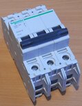 Schneider C60 miniature circuit breaker 60190 3P 240V 6A