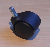 Rollensatz f&uuml;r B&uuml;rostuhl schwarz 50mm