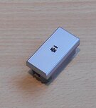 BTICINO HC4293 din connector axolute-tweepolig voor luidspreker-te solderen lichtgrijs