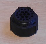 Schlemmer 7811217 stekker penhouder zwart 21 pol. Pin contact