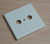 Astro GUZ 40 Abdeckrahmen 2V Cremewei&szlig;/Elektrowei&szlig; IP20 610400 (10 St&uuml;ck)