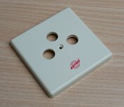 Astro GUZ 43 Abdeckrahmen 3V Cremewei&szlig;/Elektrowei&szlig; IP20 610410 (10 St&uuml;ck)