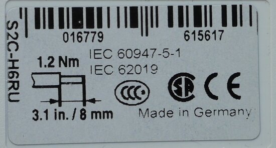 ABB S2C-H6RU Hulpcontact 1 co - 2CDS200914R0001