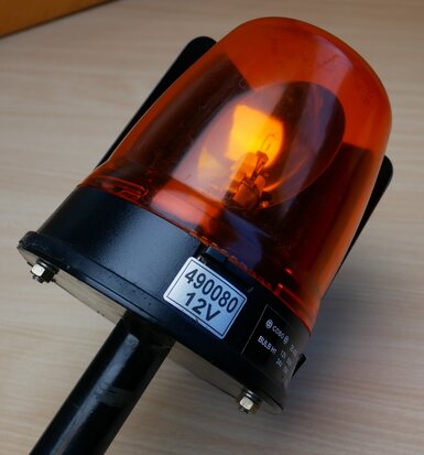 COBO 35.400 Amber Beacon Light Rotating 12V 490080
