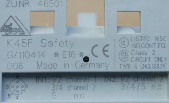 Siemens 3RK1205-0BQ00-0AA3 PLC safety monitor K45F