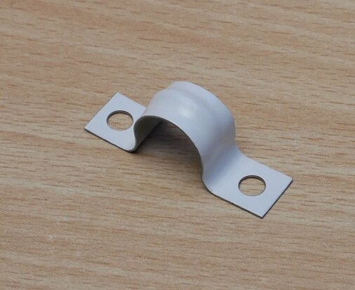 JMV 9100008 steel bracket saddle 15-16mm white (500 pieces)