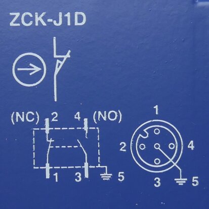 Telemecanique ZCKJ1D position switch body 2P o + s mom.SCH. M12, 038875