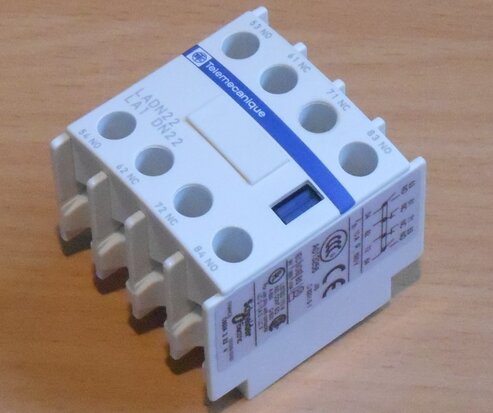 Schneider Electric LADN22 hulpcontactblok (gebruikt)
