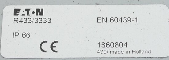 Eaton R433/3333 rail cabinet control box 1860804, 270x270x171mm, IP66
