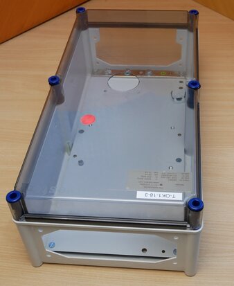 Holec K463 control box 540x270x171mm, IP66 box incl. Mounting plate