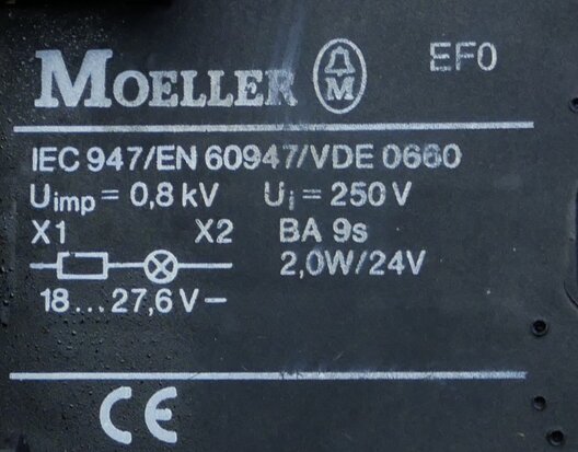 Moeller EF0 signal lamp white