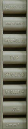 Weidmüller STV 4/10 Printplaatconnector 20A 4mm 1329360000