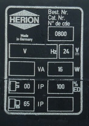 Norgren Herion 8026570 Magneetventiel