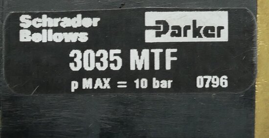 Parker 4519EPSTF Schrader Beloows magneetventiel 10bar