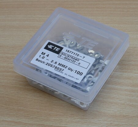 TE 1377172-7 Terminals M4 1.0-2.6 mm2 (100 pieces)