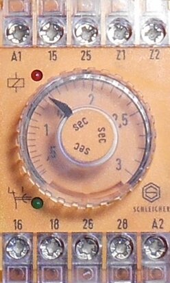 Schleicher timers SZT 32, 220V, 0.15 to 3 sec