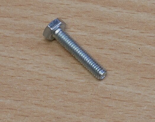 Hexagon bolt M4 x 20 mm galvanized