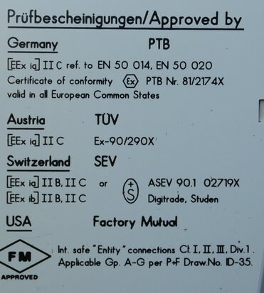 Pepperl+Fuchs WE M/Ex-DW-T Speed Monitor WEM/Ex-DW-T