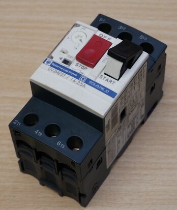 Telemecanique GV2ME07 motor protection switch 1.6-2.50A