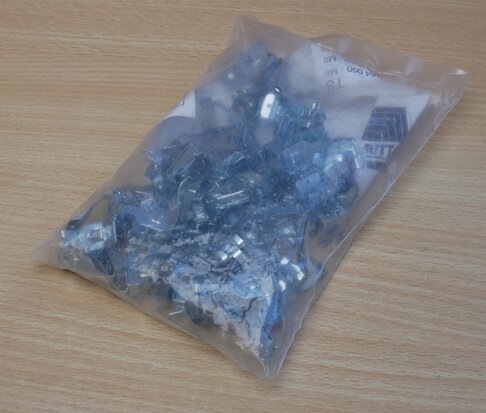 Rittal 4165.00 PS cage nut M8 electrolytically galvanized 4165000 (50 pieces)