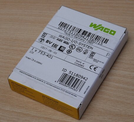 Wago 753-401 2-kanaals digitale ingang module