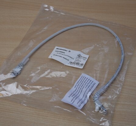 Weidmüller RJ45 Netwerkkabel, patchkabel CAT 6A S/FTP 0.50 m UL gecertificeerd