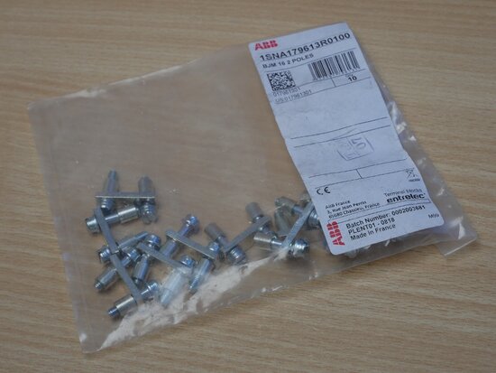 ABB 1SNA179613R0100 bridge through terminal cross connector BJM 16 2P (10 pieces)