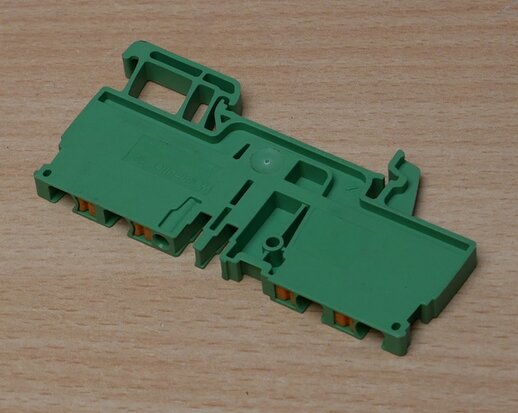 Weidmüller A4C 2.5 clamp terminal green