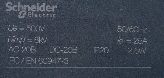 Schneider Electric DF81 zekeringhouder 1P 25a