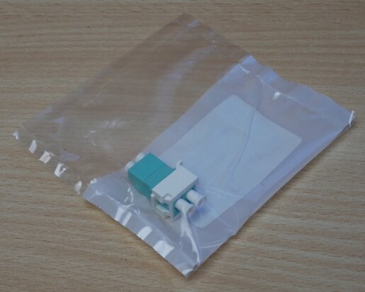 Nexans N205.617 LANmark-OF Duplex LC Snap-In Adapter Multimode Aqua