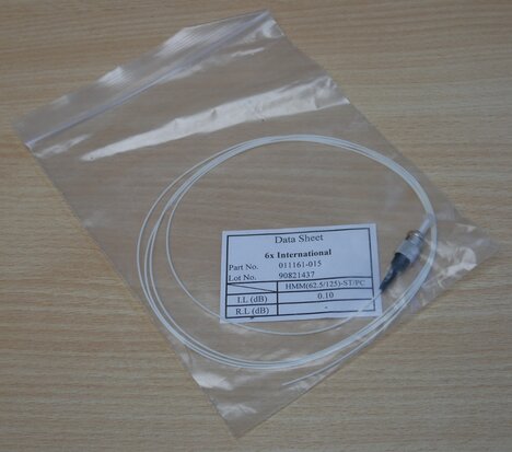 International MM(62.5/125)-ST/PC fiber optic pigtail 011160-015