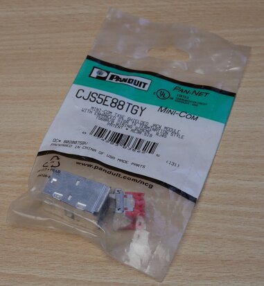 Panduit CJS5E88TGY Module, Cat5e Universeel TGStyl