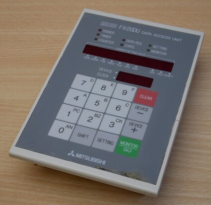 Mitsubishi FX-20DU-E Melsec data access unit (1 montage bout ontbreekt)