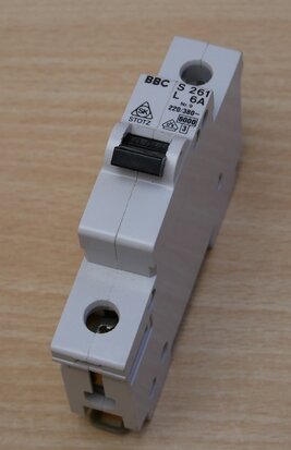 BBC S271 K 16A circuit breaker 1P