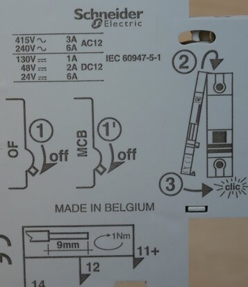 Schneider Electric 26924 hulpcontact OF 3A