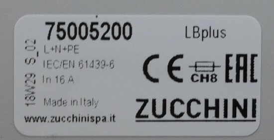 Legrand zucchini 75005200 Stroomafnemer 16A met fase selectie