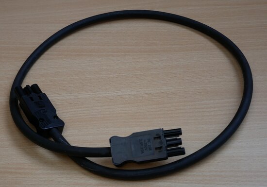 Adels 1805069 Koppelsnoer Patchkabel gebouwinstallatie 3p AC 166, VLCG/325 100 cm