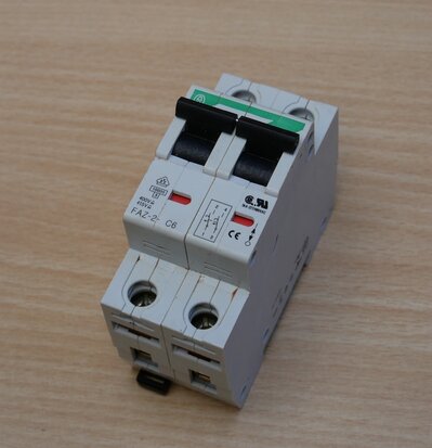 Moeller FAZ-2-C6 circuit breaker 2P 6A